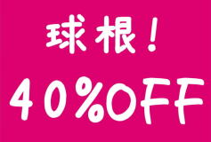 球根全品40％OFF！