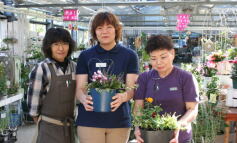 秋の寄せ植えと花の管理講習会②