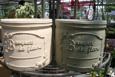 可愛いグラスファイバー鉢