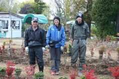 苗木売場の営業が終了しました