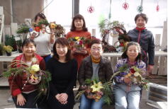 ヒバを使って作る世界で一つだけのしめ飾り講習会