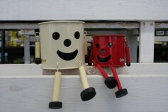 なかよしブリキマンポット