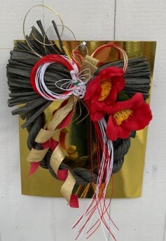 手作りしめ縄かざり！