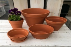 ドイツ製素焼き鉢